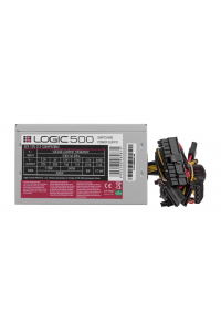 Obrázok pre Logic 500 napájecí zdroj 500 W 20+4 pin ATX ATX Nerezová ocel