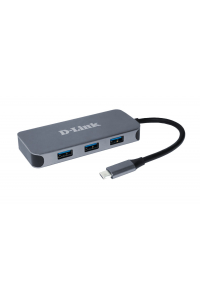 Obrázok pre D-Link DUB-2335 dokovací stanice/replikátor portů Kabel USB typu C Šedá