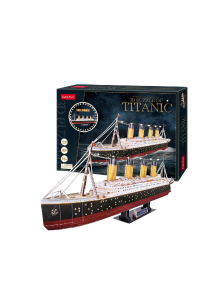 Obrázok pre CubicFun Titanic LED 3D puzzle 266 kusů Lodě