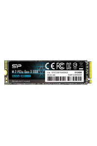 Obrázok pre Silicon Power P34A60 M.2 512 GB SSD PCI Express SLC NVMe (SP512GBP34A60M28RR) Bulk