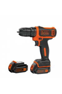 Obrázok pre Black & Decker BDCDD12KB-QW vrtačka Rychloupínací Černá, Oranžová