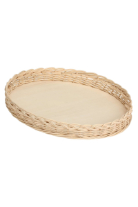 Obrázok pre LA PORCELLANA BIANCA MIDOLLINO Wicker Basket for Tart Dish 32 cm