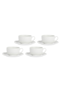 Obrázok pre LA PORCELLANA BIANCA VILLADEIFIORI Set of 4 cups with saucer 450 ml