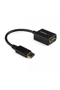 Obrázok pre StarTech.com DP2VGA2 adaptér k video kabelům 0,225 m DisplayPort VGA (D-Sub) Černá