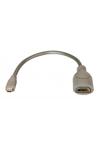 Obrázok pre Lindy 41298 HDMI kabel 0,15 m HDMI Typ D (micro) HDMI Typ A (standardní) Šedá