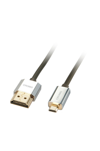 Obrázok pre Lindy 41681 HDMI kabel 1 m HDMI Typ A (standardní) HDMI Typ D (micro) Černá