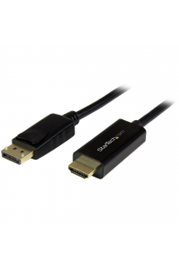 Obrázok pre StarTech.com DP2HDMM2MB adaptér k video kabelům 2 m HDMI Typ A (standardní) DisplayPort Černá