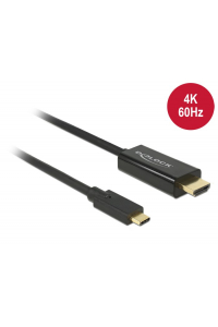 Obrázok pre DeLOCK 85292 adaptér k video kabelům 3 m USB typu C HDMI Černá