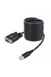 Obrázok pre StarTech.com 1P10FFCN-USB-SERIAL sériový kabel Černá 3 m USB Typ-A DB-9