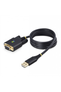 Obrázok pre StarTech.com 1P3FFCNB-USB-SERIAL sériový kabel Černá 1 m USB Typ-A DB-9