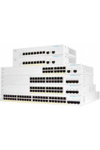 Obrázok pre Cisco CBS220-48P-4X-EU síťový přepínač Řízený L2 Gigabit Ethernet (10/100/1000) Podpora napájení po Ethernetu (PoE) Bílá