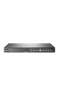 Obrázok pre Aruba 2930F 24G PoE+ 4SFP Řízený L3 Gigabit Ethernet (10/100/1000) Podpora napájení po Ethernetu (PoE) 1U Šedá