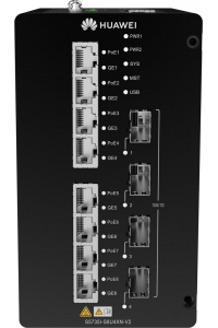 Obrázok pre Huawei CloudEngine S5735I-S8U4XN-V2 Řízený Gigabit Ethernet (10/100/1000) Podpora napájení po Ethernetu (PoE) Černá