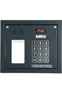 Obrázok pre Laskomex CP-2502NR black Audio panel with mini tenant list and RFID key reader