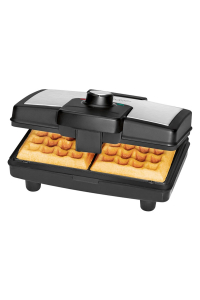 Obrázok pre Clatronic WA 3606 2 vafle/vaflí Černá, Nerezová ocel 800 W