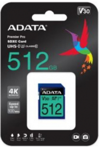 Obrázok pre ADATA Premier Pro 512 GB SDXC UHS-I Třída 10