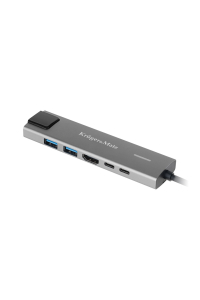 Obrázok pre Adapter (HUB) USB typu C na HDMI/2x USB3.0/2x USB typu C/RJ45