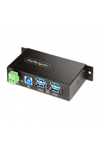 Obrázok pre StarTech.com 5G4AINDRM-USB-A-HUB rozbočovač rozhraní USB 3.2 Gen 1 (3.1 Gen 1) Type-B 5000 Mbit/s Černá