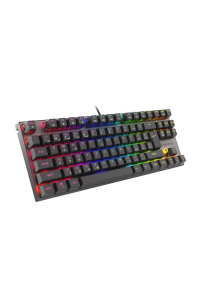 Obrázok pre GAMING KEYBOARD GENESIS THOR 303 TKL CZ/SK RGB BACKLIGHT MECHANICAL RED BLACK HOT SWAP