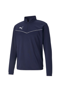 Obrázok pre Puma teamRISE 1 4 Zip Top Peacoat-Pu Men's Sweatshirt navy blue 657394 06 M