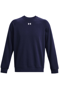 Obrázok pre Under Armour Men's Rival Fleece Crew Sweatshirt Navy Blue 1379755 410