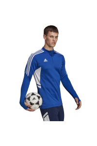 Obrázok pre adidas Condivo 22 Training Men's Sweatshirt 1/2 zip blue-white HA6271