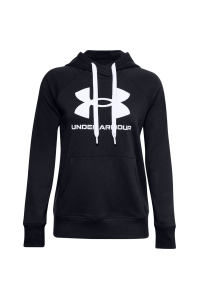 Obrázok pre Women's Under Armour Rival Fleece Logo Hoodie Deep Black 1356318 001