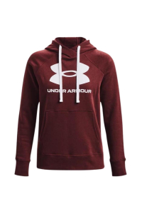 Obrázok pre Under Armour Women's Rival Fleece Logo Hoodie Burgundy 1356318 690