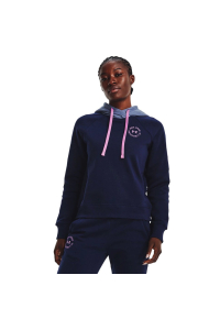 Obrázok pre Under Armour Women's Rival Fleece CB Hoodie Navy Blue 1373031 410