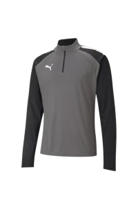 Obrázok pre Puma teamLIGA 1/4 Men's Sweatshirt Zip Top grey-black 657236 13