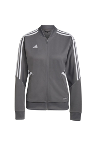 Obrázok pre adidas Condivo 22 Track Jacket Full Zip Women's Sweatshirt Grey-White HD2280