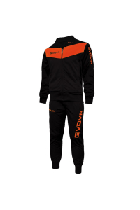 Obrázok pre Givova Tuta Visa Fluo Tracksuit Black-Orange TR018F 1028 M