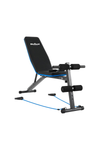 Obrázok pre Incline training bench with leg lock and rubber bands , REBEL ACTIVE