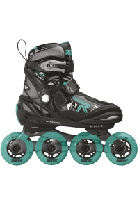 Obrázok pre Roces Moody Girl Tif Black-Grey-Turquoise Inline Skates 400856 03 30-35