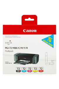 Obrázok pre Canon 6402B009 inkoustová náplň 5 kusů Originální Standardní výtěžnost Azurová, Purpurová, Matně černá, Červená, Žlutá