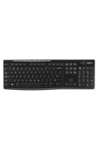 Obrázok pre Logitech Wireless Keyboard K270 klávesnice RF bezdrátový QWERTZ Německý Černá