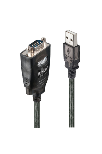 Obrázok pre Lindy 42686 sériový kabel Černá 1,1 m USB Typ-A DB-9