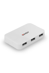 Obrázok pre Lindy 43143 rozbočovač rozhraní USB 3.2 Gen 1 (3.1 Gen 1) Type-A 5000 Mbit/s Bílá