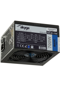 Obrázok pre Akyga AK-B1-700BE napájecí zdroj 700 W 24-pin ATX ATX Černá