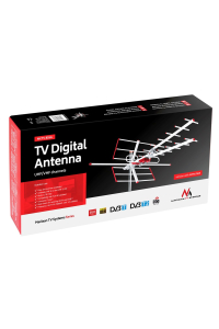 Obrázok pre TV s externí anténou DVB-T/T2 H.265 HEVC Combo UHF VHF aktivní max. 100dBμV Maclean MCTV-855 Lte filtr