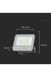 Obrázok pre LED V-TAC 30W 185Lm/W VT-4435 4000K 5550lm