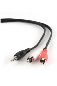 Obrázok pre Gembird 1.5m, 3.5mm/2xRCA, M/M audio kabel 1,5 m Černá, Červená, Bílá