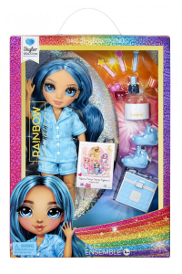 Obrázok pre Rainbow High Junior High PJ Party Fashion Doll- Skyler (Blue)