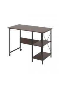 Obrázok pre Maclean loft folding desk, dimensions: 107x45x75cm, max - 150 kg, with top, dark walnut color, MC-411 B