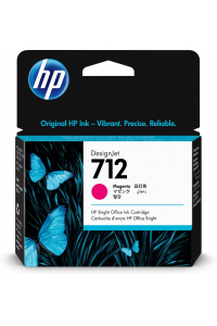 Obrázok pre HP Purpurová inkoustová kazeta 712 DesignJet, 29 ml