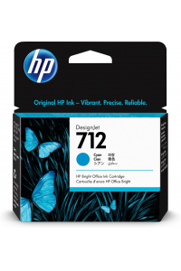 Obrázok pre HP Azurová inkoustová kazeta 712 DesignJet, 29 ml