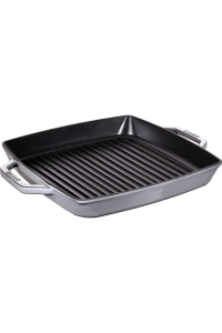 Obrázok pre STAUB Square cast iron grill pan with two handles 33 cm, graphite