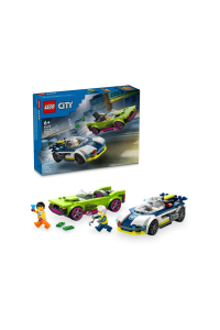 Obrázok pre LEGO CITY 60415 HONIČKA POLICEJNÍCH VOZŮ A SVALNATÝCH AUT