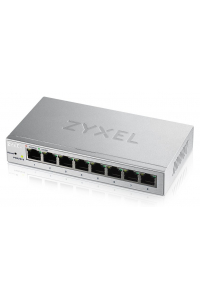 Obrázok pre Zyxel GS1200-8 Řízený Gigabit Ethernet (10/100/1000) Stříbrná
