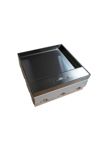 Obrázok pre Mini 3M countertop box - Tabletop box for mounting standard sockets 22.5x45 mm (45x45 mm) tilting, green